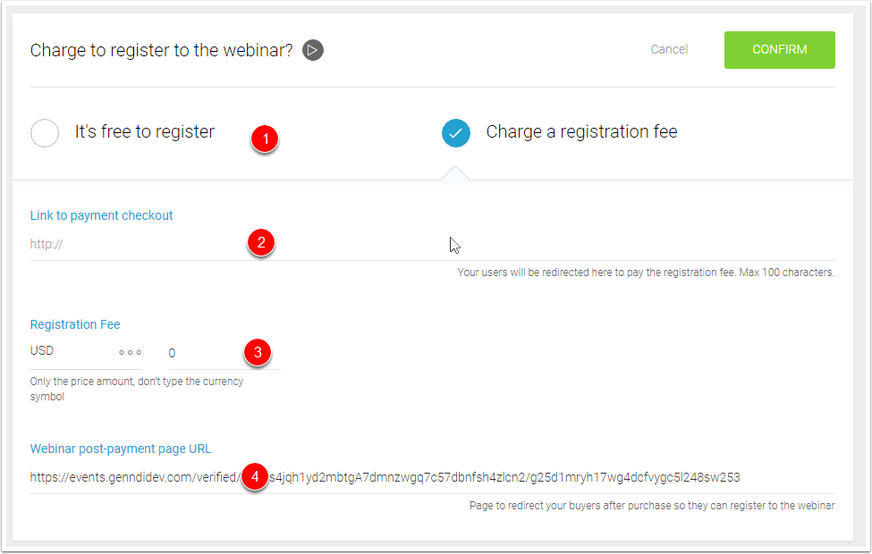 Registration Monetize